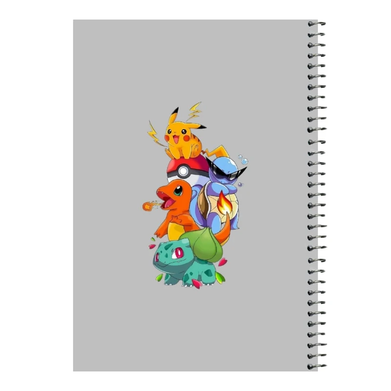 دفتر مشق 80 برگ اس جی مدل پوکی مون کد2   