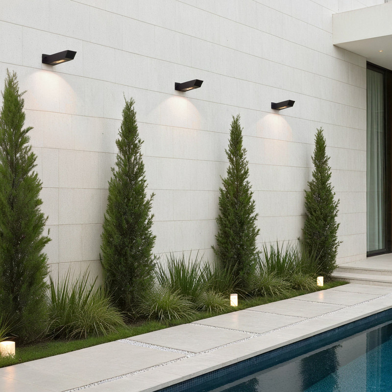 چراغ باغی 10 وات مدل دیواری کد DECORATIVE 0004