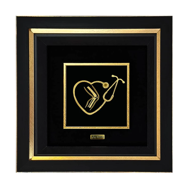 تابلو طلاکوب میداس مدل پزشکی زنان و زایمان کد 12107