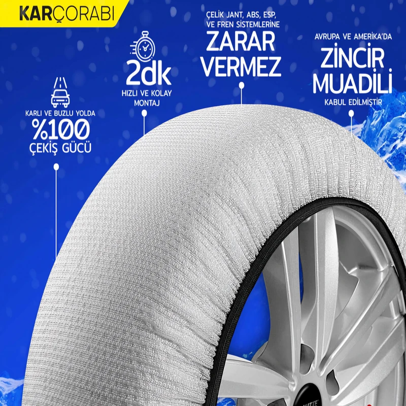 عکس شماره 4 : زنجیر چرخ مدل super-l بسته 2 عددی
