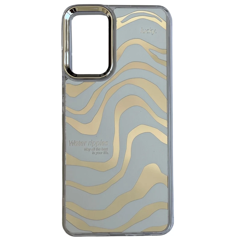 کاور مدل آینه ای طرح موج آب کد 551 مناسب برای گوشی موبایل سامسونگ Galaxy A32 4G