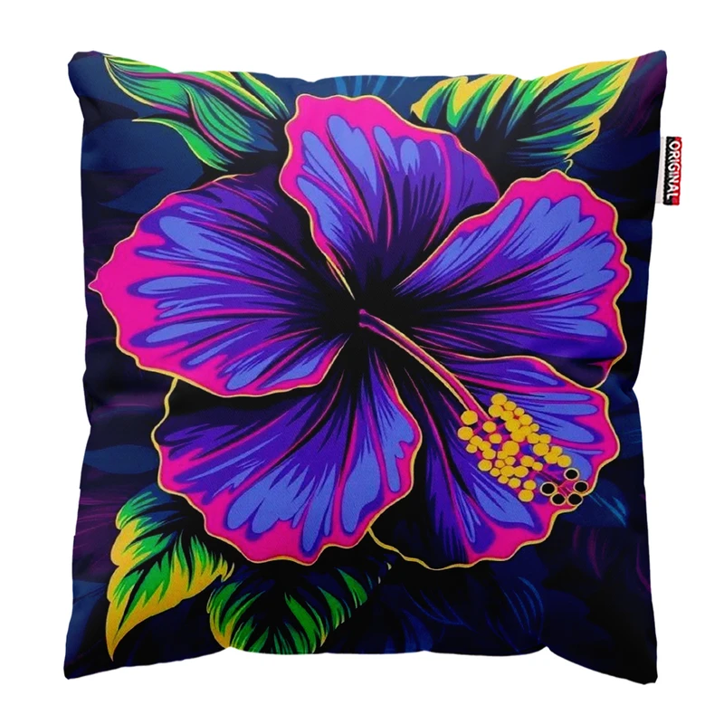 کوسن پاد آفرین مدل سنتی گل کد k65 سایز 30×30 سانتی‌متر