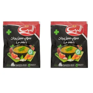 سوپ سبزیجات با طعم مرغ الیت - 100 گرم بسته 2 عددی