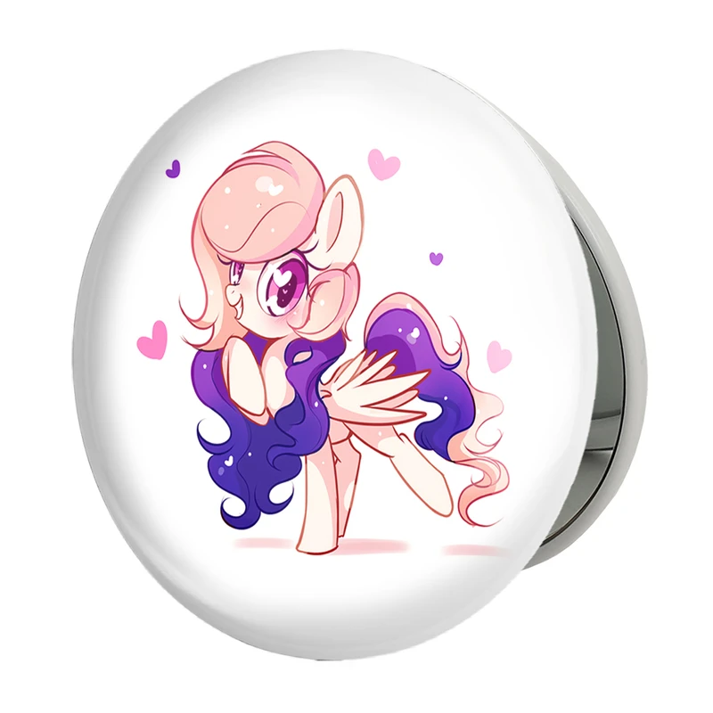 آینه جیبی خندالو طرح اسب پونی مدل تاشو کد 24876 