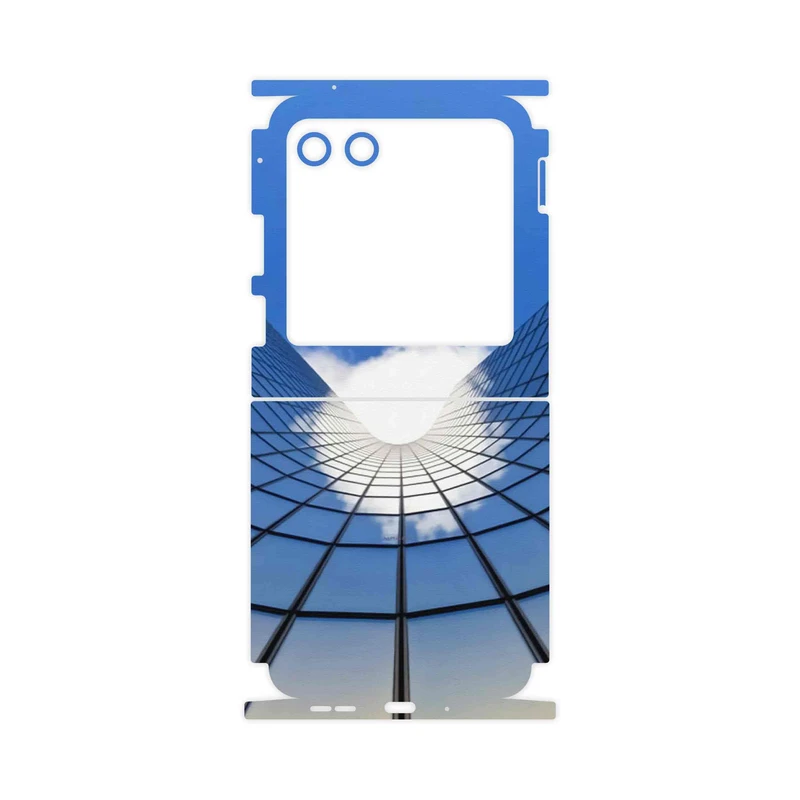 برچسب پوششی ماهوت مدل Glass skyscraper-FullSkin مناسب برای گوشی موبایل موتورولا Razr 40 Ultra