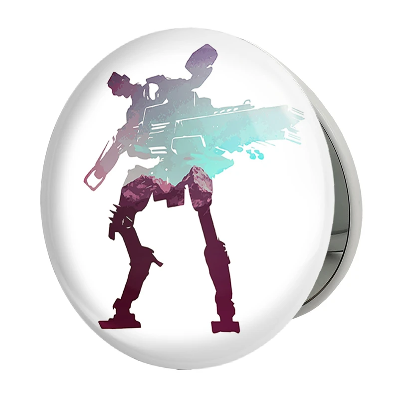 آینه جیبی خندالو طرح بازی تایتان فال (Titanfall) مدل تاشو کد 32616