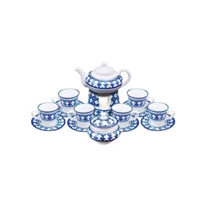 سرویس چای خوری طرح زیلو مجموعه  17 عددی