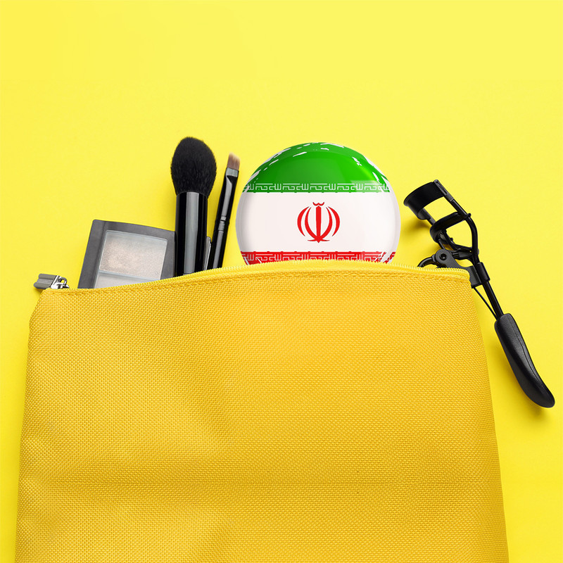 آینه جیبی خندالو مدل پرچم ایران کد 23938