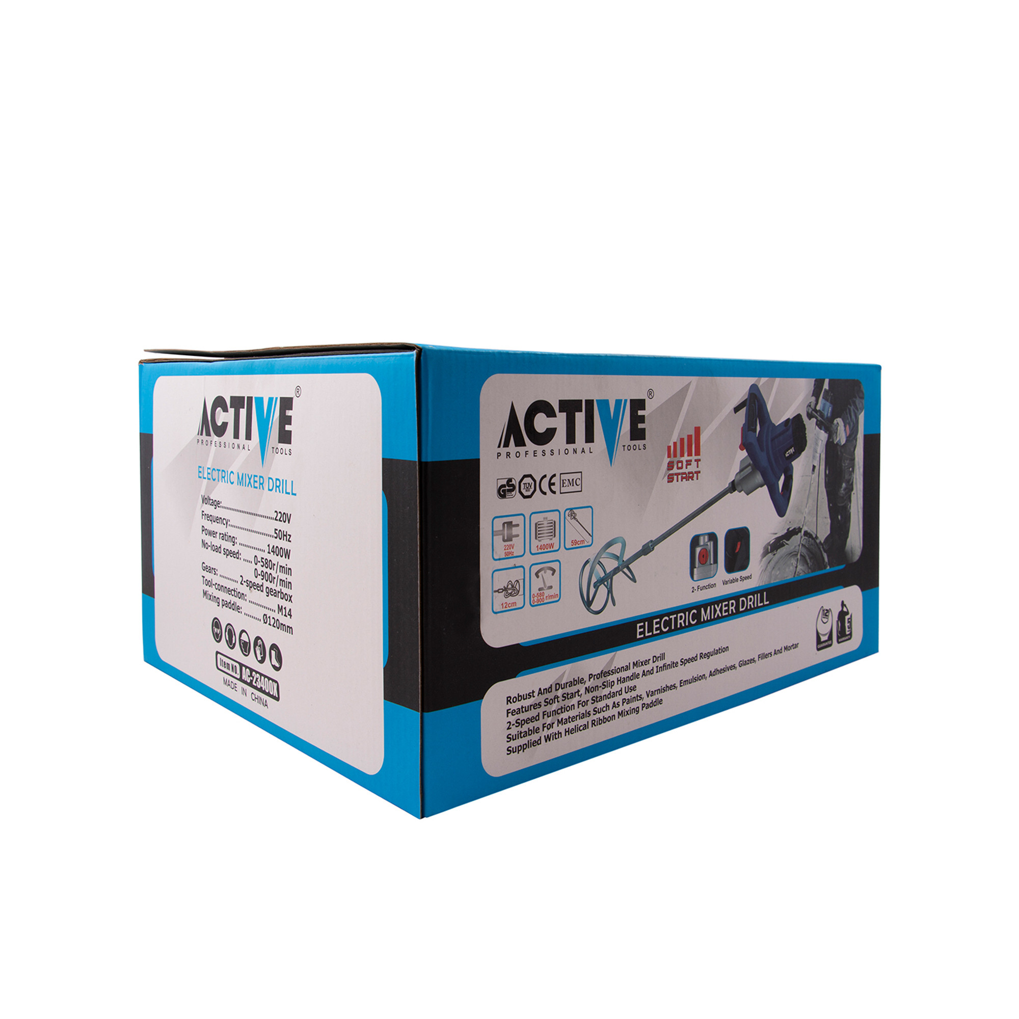 همزن صنعتی اکتیو تولز مدل AC-23400X همزن صنعتی اکتیو تولز مدل AC-23400X