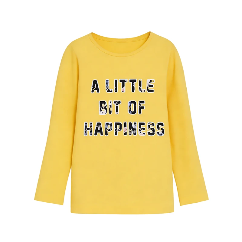 تی‌شرت آستین بلند دخترانه لوپیلو مدل شادی 001