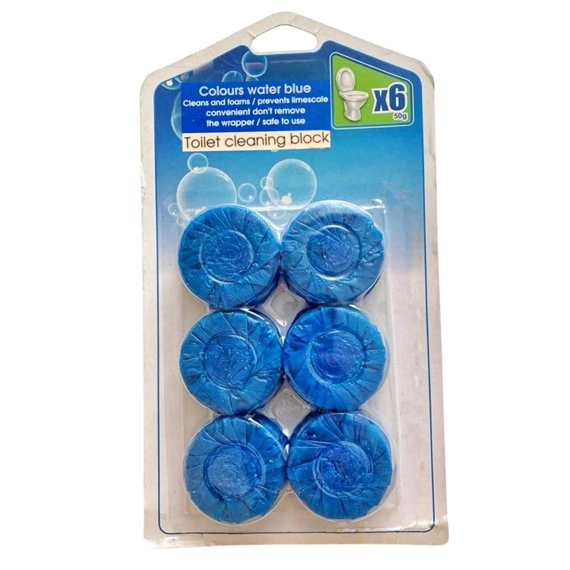 قرص جرمگیر توالت فرنگی کد 55118 بسته 6 عددی