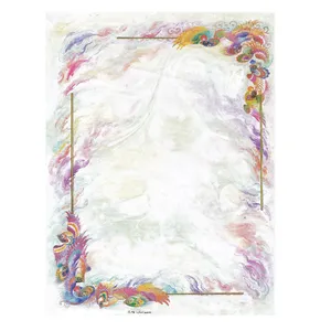  کاغذ تذهیب A4 مدل ابر و باد کد G 25 بسته 10 عددی