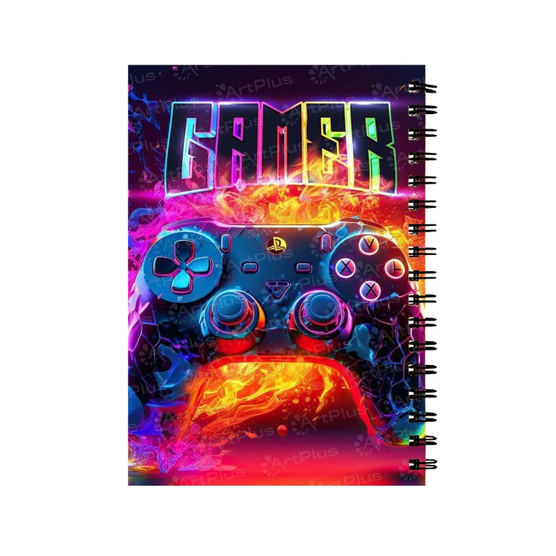 دفتر مشق 60 برگ طرح گیمر کد 2541