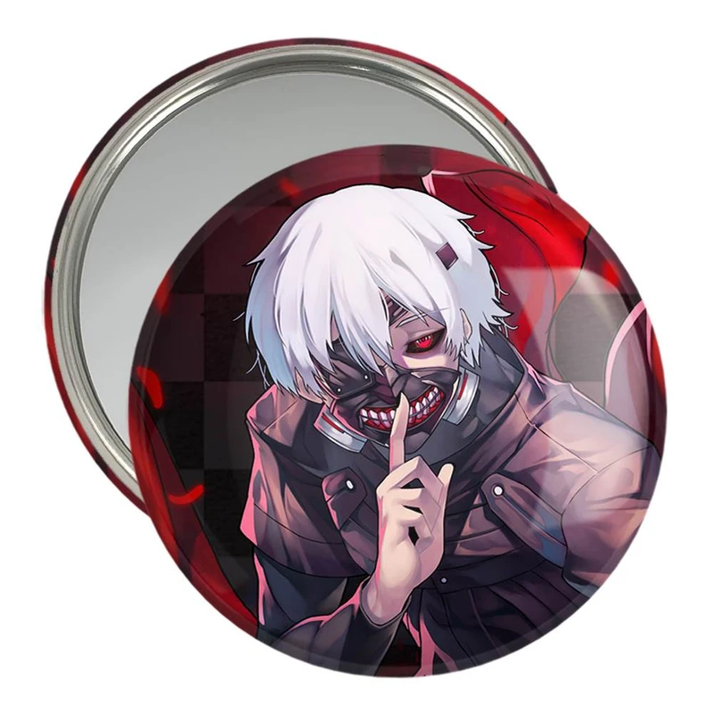 آینه جیبی خندالو مدل کانکی کن انیمه توکیو غول Tokyo Ghoul  کد 11878