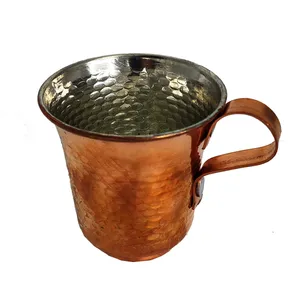 لیوان مسی مدل دسته دار