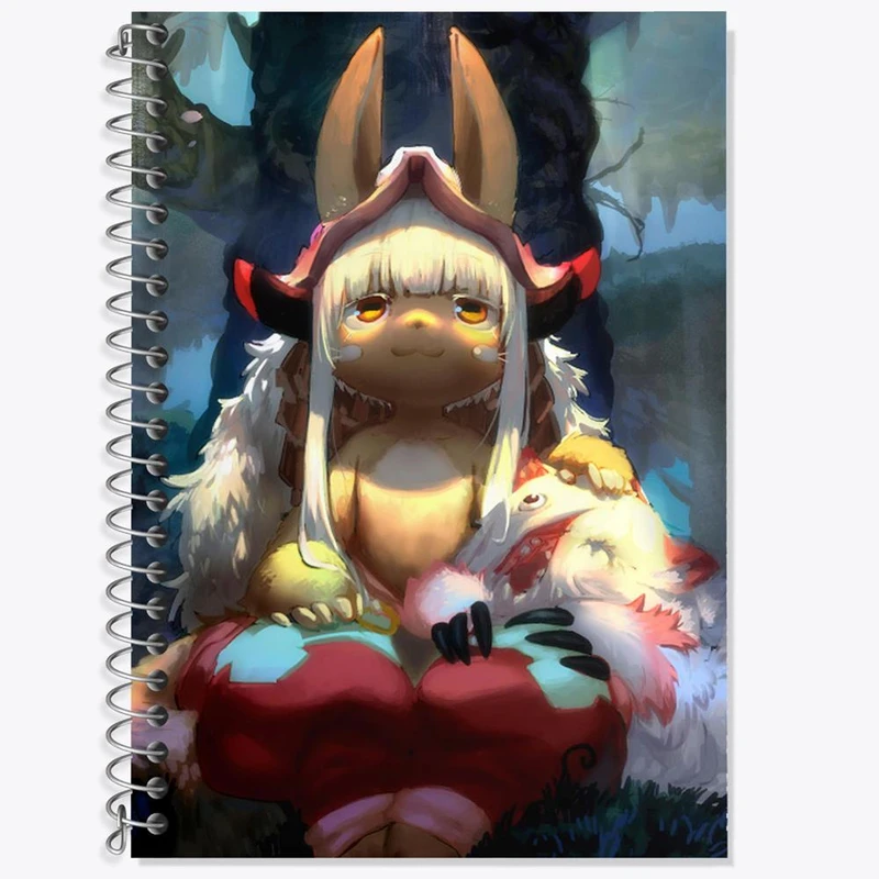 دفتر لغت 50 برگ خندالو مدل ناناچی انیمه ساخته شده در پرتگاه Made in Abyss کد 22093