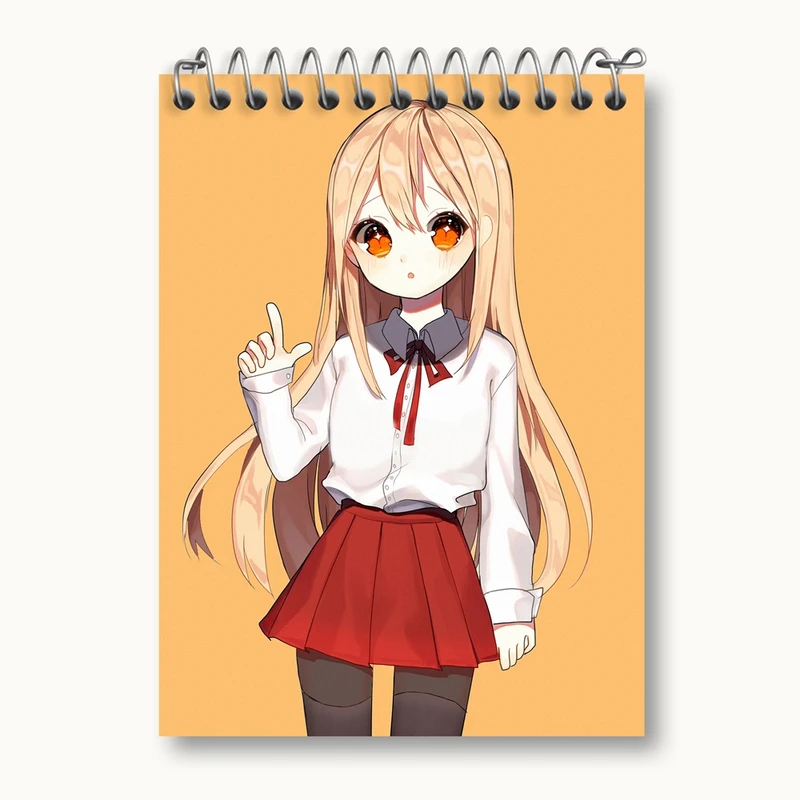 دفتر یادداشت 50 برگ خندالو مدل دوما اومارو انیمه اوماروچان Umaru Chan کد 18488
