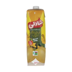 آب زردآلو سیب شادلی حجم 1 لیتر