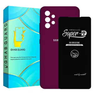 Ghab Guard SILICONSUPERD Cover With Screen Protector For Samsung Galaxy A52 4G / A52 5G / A52s 5G 