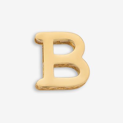 آویز گردنبند طلا 18 عیار زنانه گالری طلای مهرسین طرح حرف B