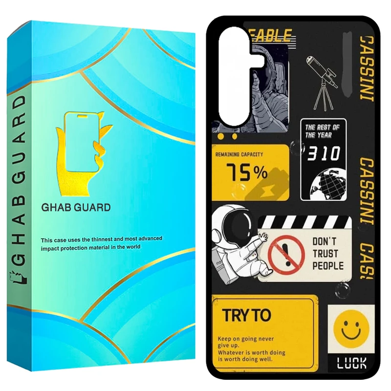 کاور قاب گارد طرح فضانورد مدل GCHPA34 مناسب برای گوشی موبایل سامسونگ Galaxy A34 5G