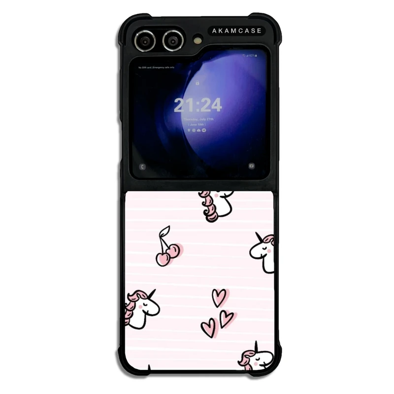 کاور آکام مدل AMCWSGZFLIP5-UNICORN8 مناسب برای گوشی موبایل سامسونگ Galaxy Z Flip 5