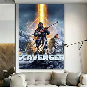 تابلو بوم طرح چرم مخمل گیم SCAVENGERS کد SDM9812