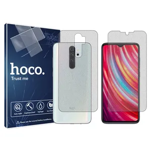 Hoco HyMTT model matte screen protector suitable for Xiaomi Redmi Note 8 Pro mobile phone along with the back protector