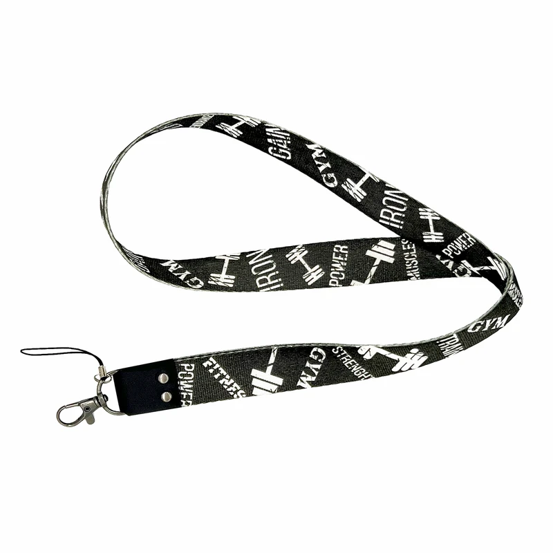 بند موبایل مگافون مدل گردنی طرح باشگاه بدنسازی کد B010