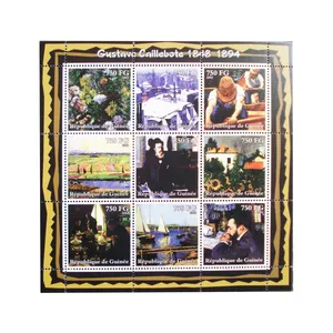 تمبر یادگاری مدل GUSTAVE CAIKKEBOTE کد F-980 مجموعه 9 عددی