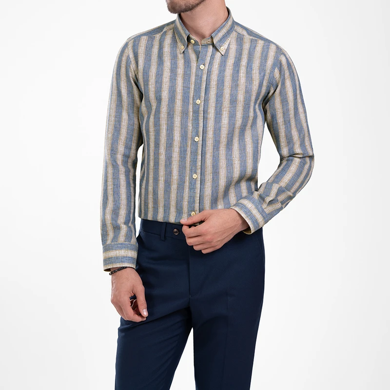 پیراهن آستین بلند مردانه ام کی مدل 1901