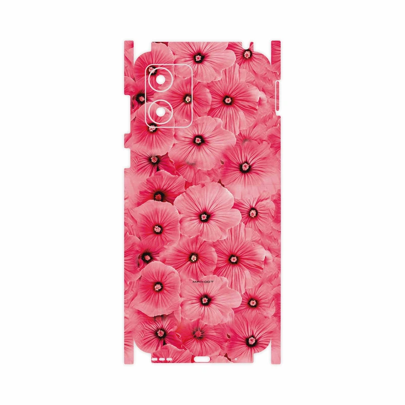برچسب پوششی ماهوت مدل Pink_Flower-FullSkin مناسب برای گوشی موبایل موتورولا Moto E13