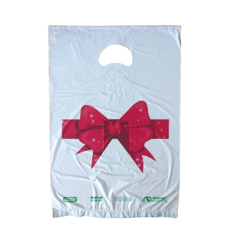 کیسه خرید مدل پاپیون دسته دار 25x37 بسته 100 عددی