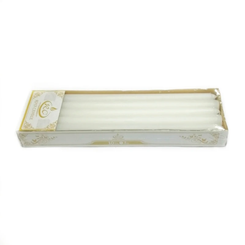 شمع مدل قلمی کلاسیک بسته 10 عددی