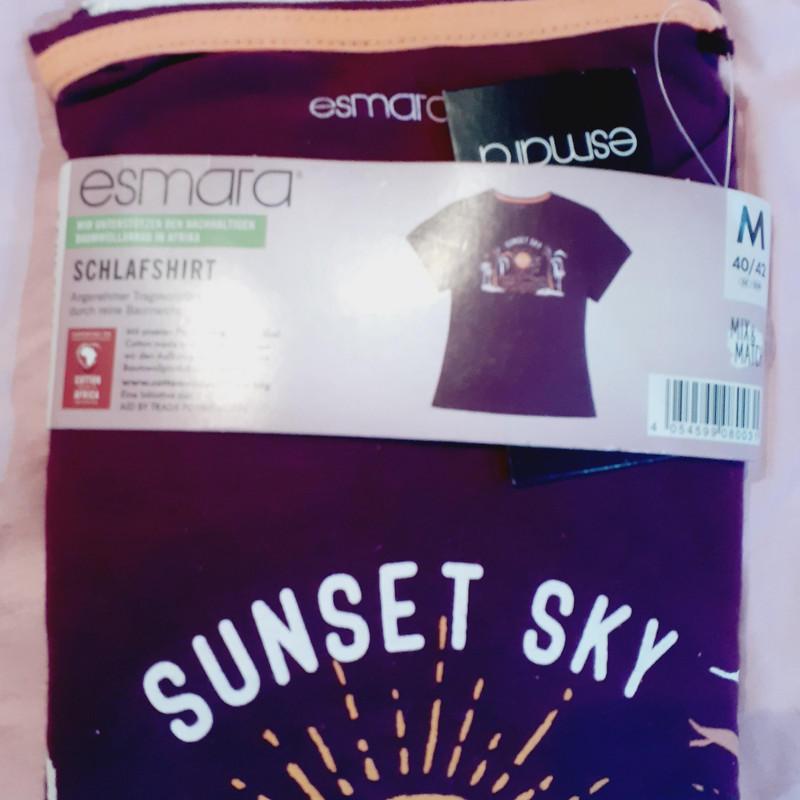 تی شرت آستین کوتاه زنانه اسمارا مدل Sunset