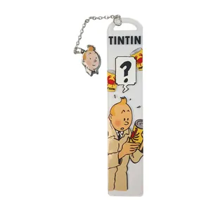 نشانگر کتاب مدل تن تن با خرچنگ پنجه طلایی