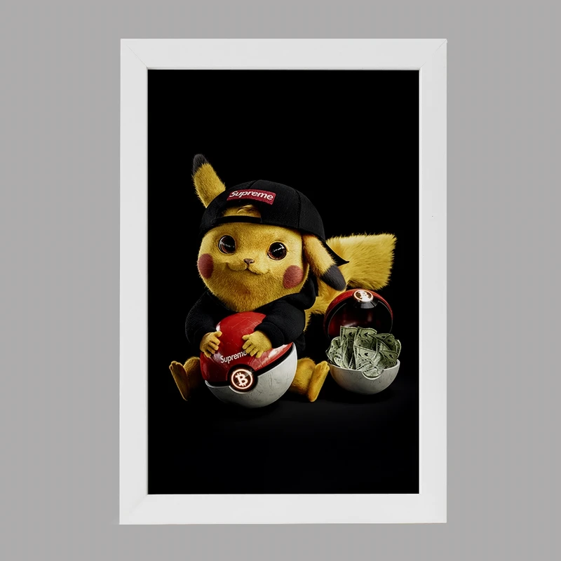 تابلو خندالو مدل انیمه پوکمون (Pokemon) کد F476