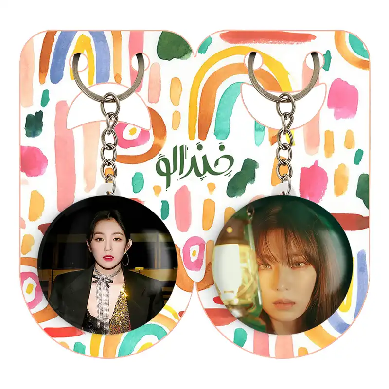 جاکلیدی خندالو مدل آیرین گروه رد ولوت Red Velvet کد 1965119654 مجموعه 2 عددی