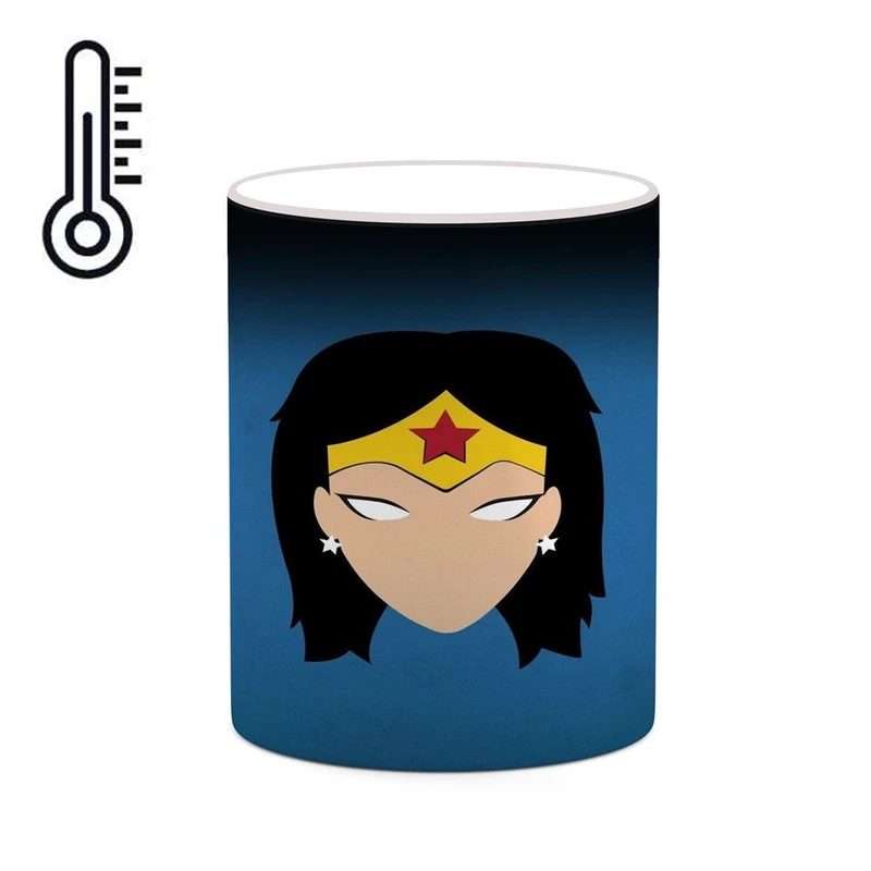 ماگ حرارتی کاکتی مدل واندر وومن Wonder Woman کد mgh40400
