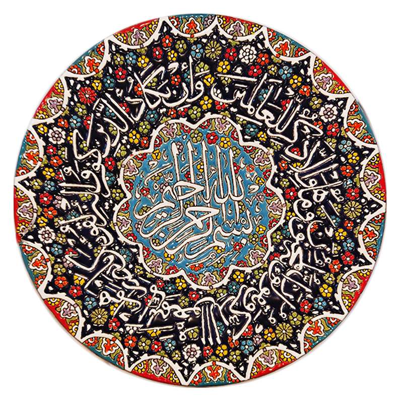 بشقاب میناکاری کد M_17