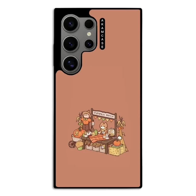  کاور آکام مدل AMC-WSGS24U-PUMPKIN-3 مناسب برای گوشی موبایل سامسونگ Galaxy S24 Ultra 