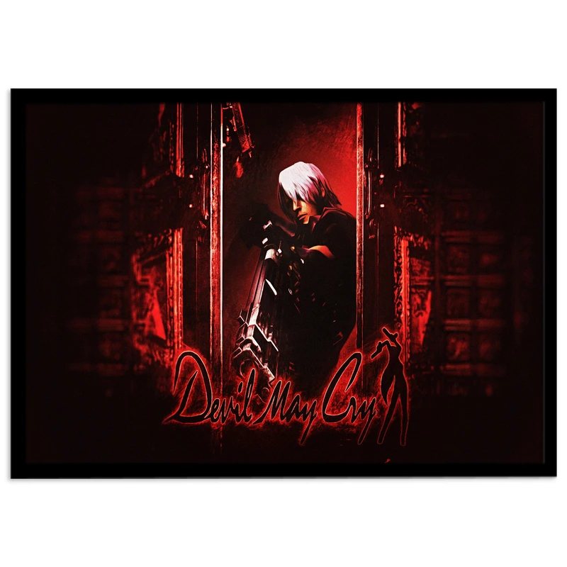 تابلو نوری بکلیت مدل طرح بازی گیم نت Devil May Cry مدل چراغدار B-s1397
