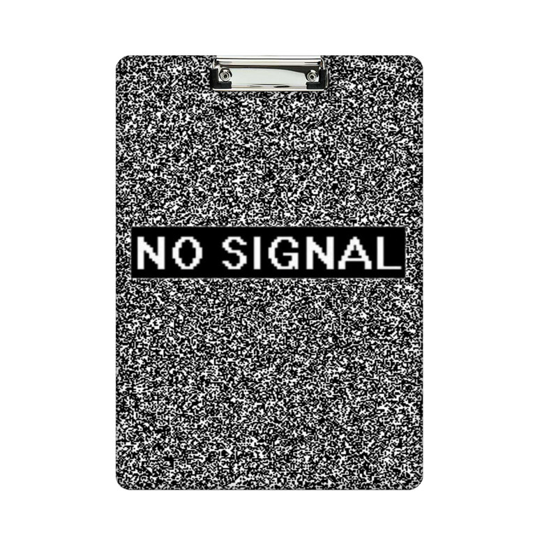 تخته شاسی طرح NO SIGNAL کد 712 سایز A4