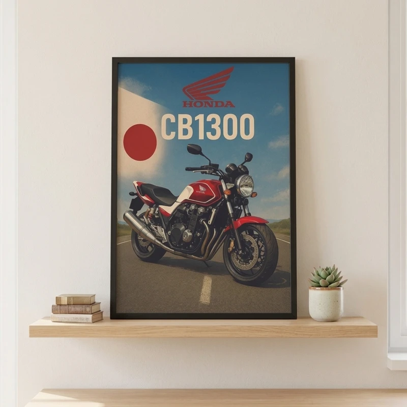 تابلو طرح هوندا Cb 1300 فریم مشکی