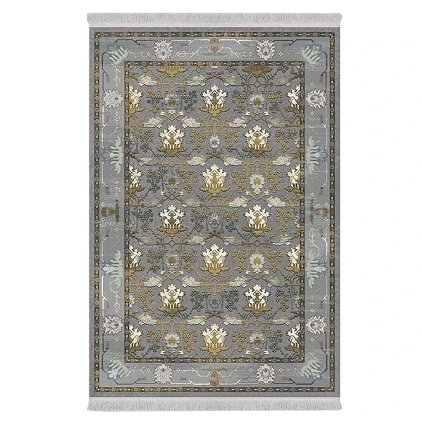 فرش پارچه‌ای دفه مدل فرشینه طرح مدرن کد 135