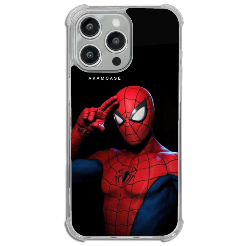 کاور آکام مدل AMCWTA15PROMAX-SPIDERMAN7 مناسب برای گوشی موبایل اپل iPhone 15 Pro Max
