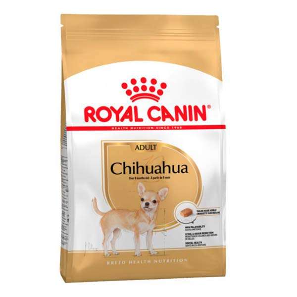 غذا خشک سگ رویال کنین مدل chihuahua adult وزن 1.5 کیلوگرم