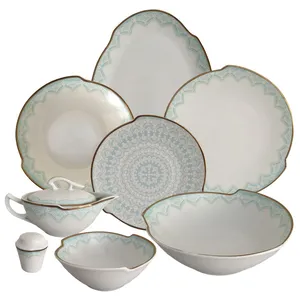 سرویس غذاخوری 30 پارچه شرکت صنایع چینی تقدیس مدل آراگل