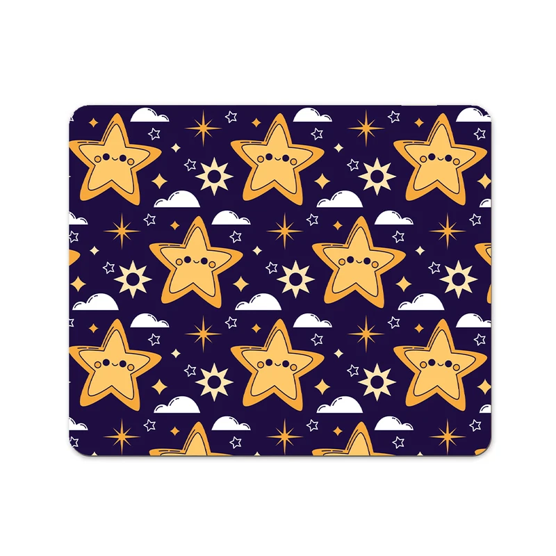 ماوس پد پاد آفرین مدل فانتزی طرح ماه وستاره کد P246 سایز 19*24 سانتی متر