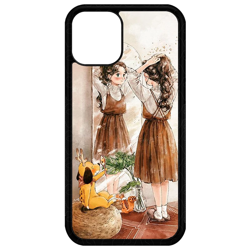 کاور طرح Girl مدل CHL50306 مناسب برای گوشی موبایل اپل iPhone 11